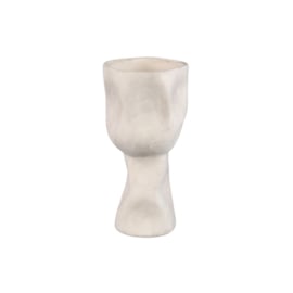 Stenen Vaas Taupe Organic Medium -PTMD-