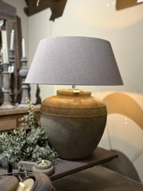 Kruglampe mit Rand und Seil Rustic -Brynxz-