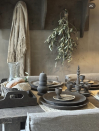 Houten Schaal Rond 45 cm -Aura Peeperkorn-