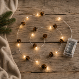 LED Lampjes Dennenappels