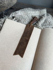 Lederen Boekenlegger -Hoffz-
