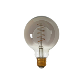 Lampenbol LED Ø9,5x14 cm 4W smoked E27 dimmable