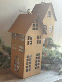 Metalen Huis Roest Bruin Medium
