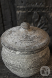 Stenen Kruik met Deksel Extra Small -Old Barn-