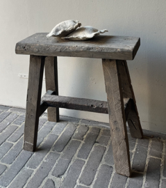 Oud Houten Bankje 46 cm