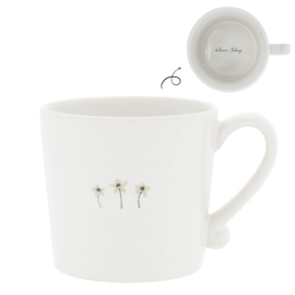 Becher mit Ohr 'Blumen' -Bastion Collections-
