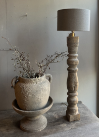 Houten Balusterlamp  -Aura Peeperkorn-