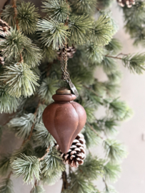 Kerst Ornament Roestbruin Druppel