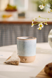 Mok Lichtblauw met Hartje 190 ml