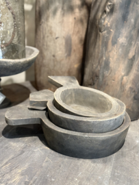 Houten Bak Joko met Handvat Medium -Luksa Home Collection-