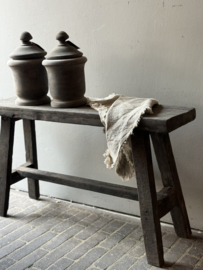 Oud Houten Bankje 80 cm