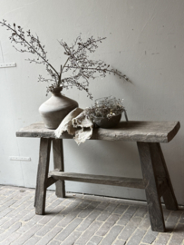 Oud Houten Bankje 80 cm