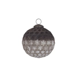 Kerstbal Vintage Brown 10 cm -PTMD-
