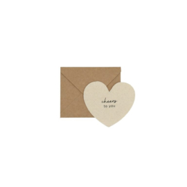 Kaartje Hart ''Cheers to you'' -Leeff-