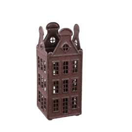 Metalen Huisje Bruin -PTMD-