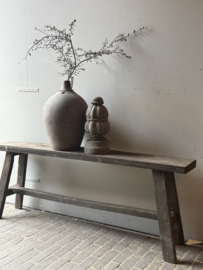 Oud Houten Bankje 121 cm