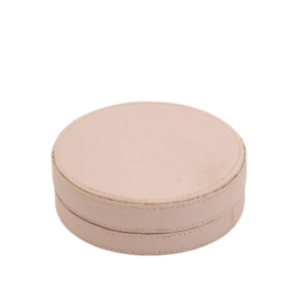 Lederen Onderzetters Beige (6 stuks) -PTMD-