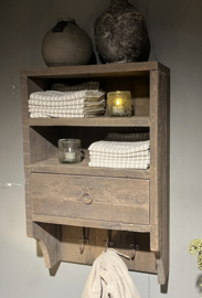 Wandrek Met Lade  -Driftwood-