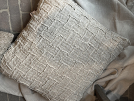 Kussen Linnen Damier 50x50 cm