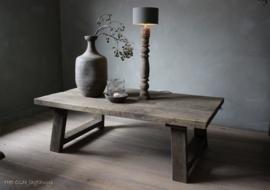 Salontafel Oud Hout ''Rough'' A-poot 140x80 cm