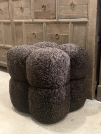 Teddy Poef Dark Brown -PTMD-