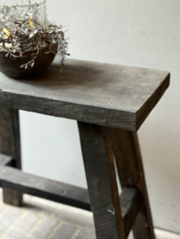 Oud Houten Bankje 45 cm