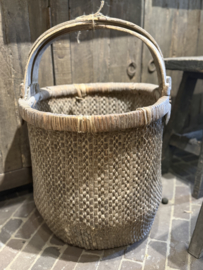 Antiker Weidenkorb mit Henkel -Luksa Home Collection-