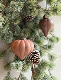 Kerst Ornament Roestbruin Pompoen