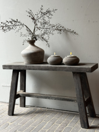 Oud Houten Bankje 80 cm