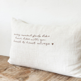 Kussen Naturel Every Moment Always 40x60 cm -Bastion Collections-