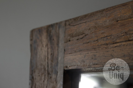 Spiegel Sofia L | rustiek oud hout 110x90 cm