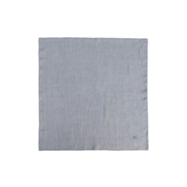 Servet Naturel Blauw Streepje 50x50 cm -Bastion Collections-