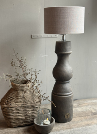Baluster-Lampe Grandeur Large Majestic Brown -Brynxz-