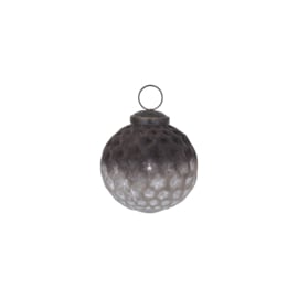 Kerstbal Vintage Brown 8 cm -PTMD-