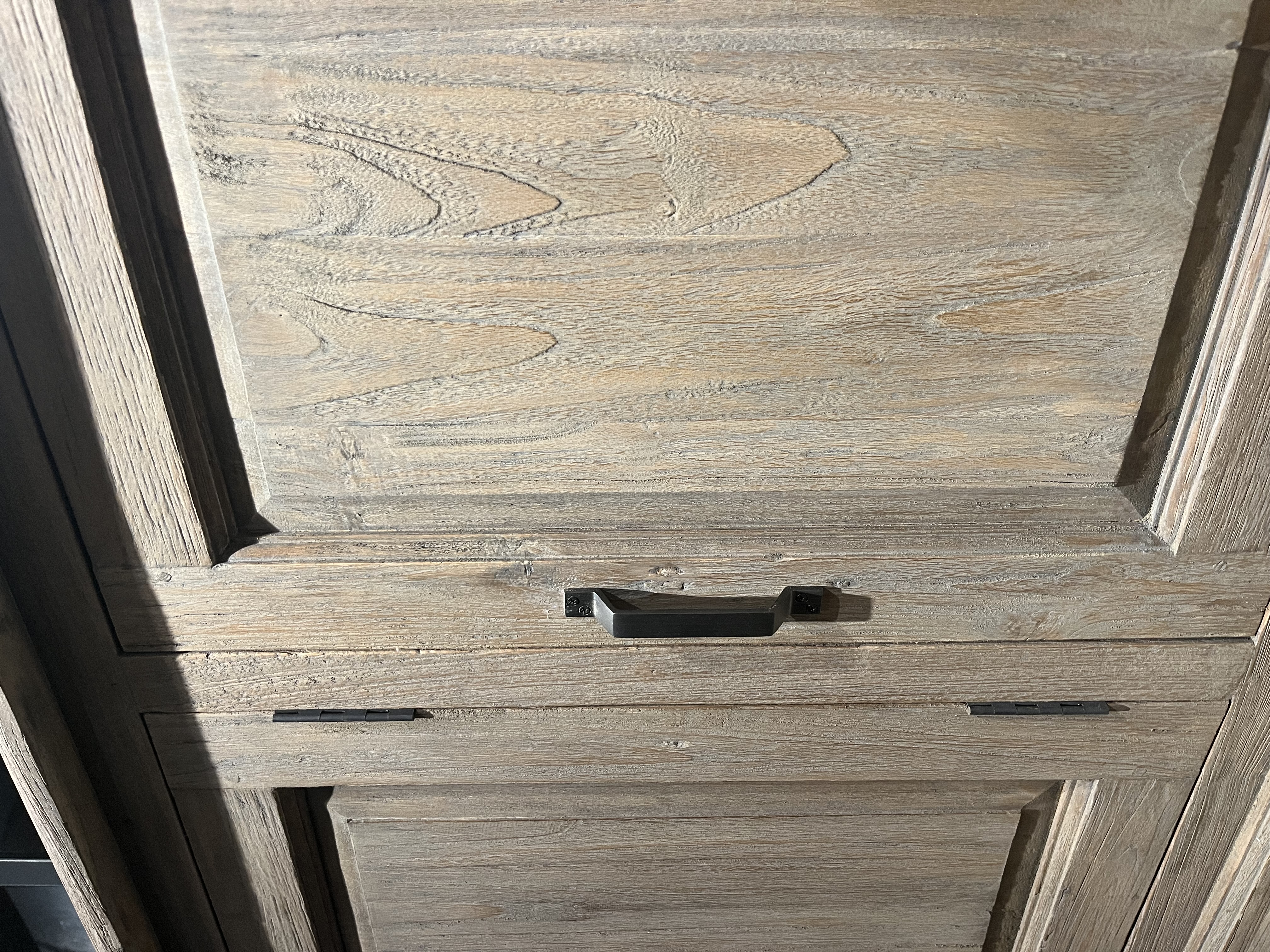 Vitrinekast 6-deurs Staal ''Rustic''