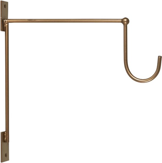 Metalen Wandhaak Messing