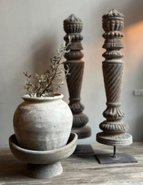 Houten Ornament op standaard