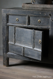 Dressoir 2-deurs en 4-lades ''China Black''