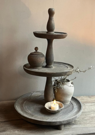 Etagere aus Holz 3-lagig