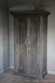 Kast Oud Hout 2-deurs ''Vintage''