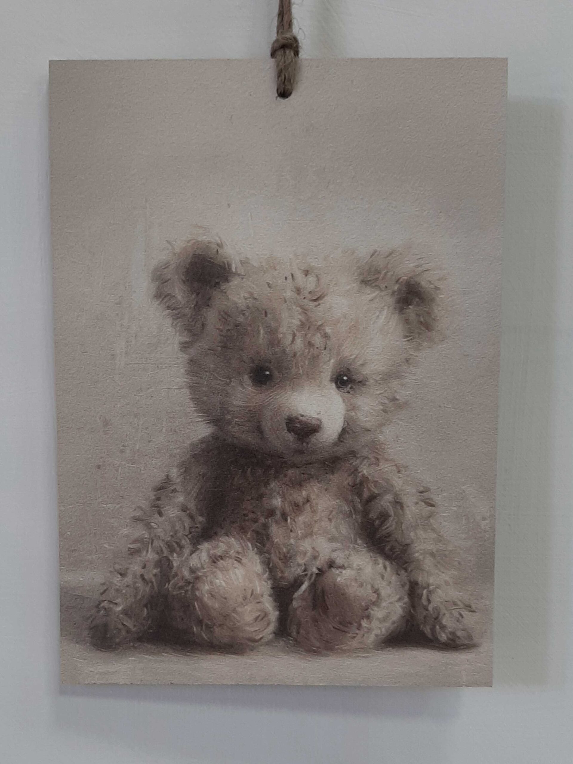 Deco Bordje Beertje 21x15 cm