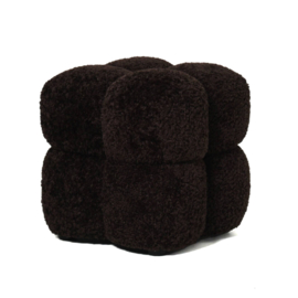 Teddy Poef Dark Brown -PTMD-