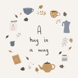 Papieren Servetten ''A hug in a mug'' (20 stuks)
