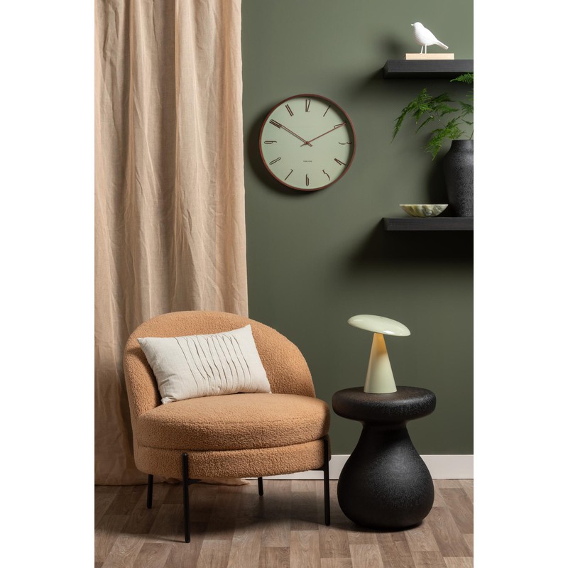 Wandklok Scandia Warm Grijs
