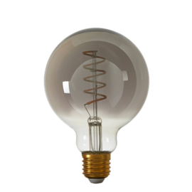 Lampenbol LED Ø12,5x17,5 cm 4W Smoked E27 dimmable