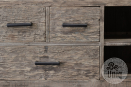 Tv dressoir 6 la | oud hout