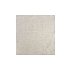 Serviette Natur 50x50 cm, 100% Leinen -Bastion Collections-