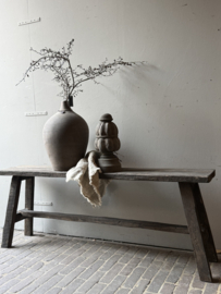 Oud Houten Bankje 123 cm