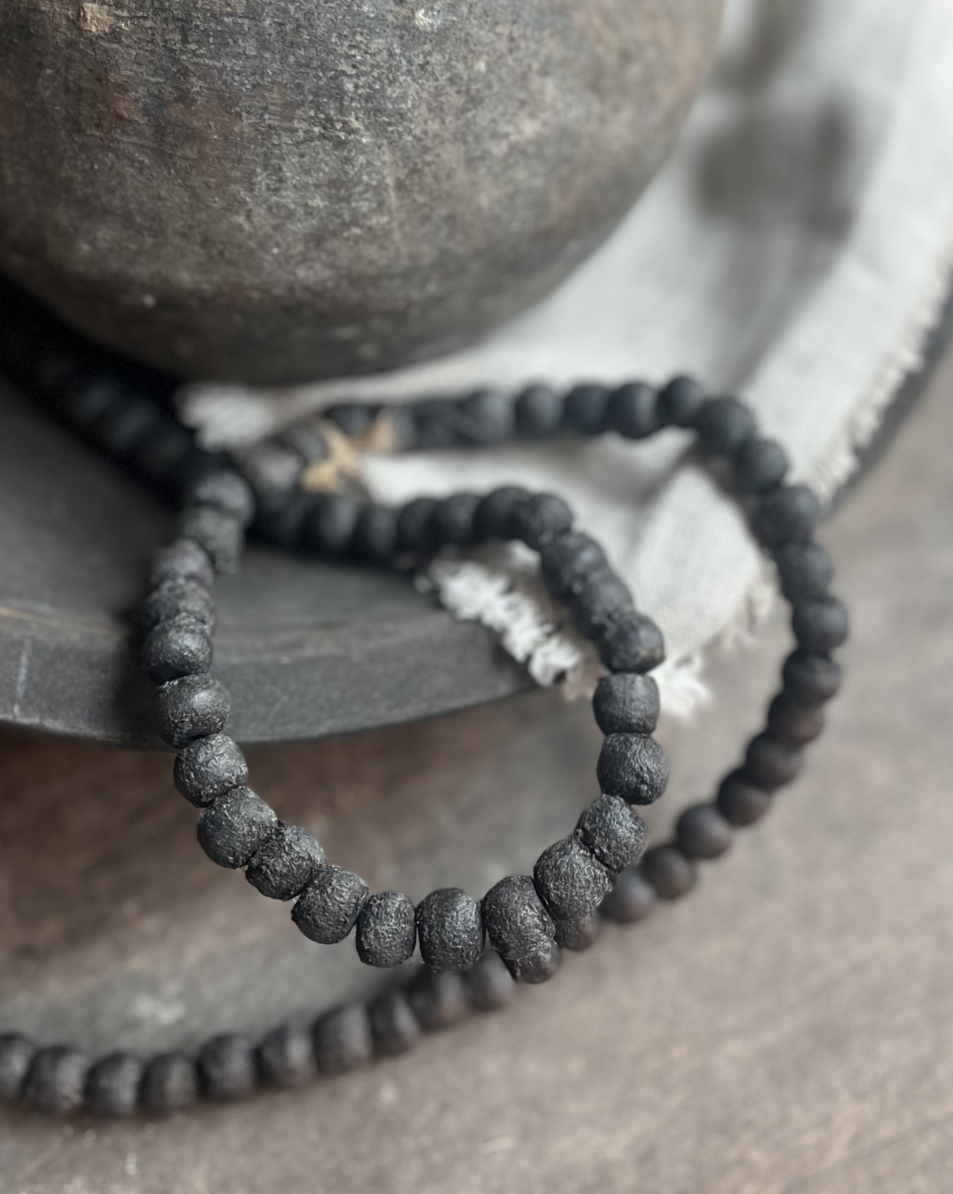 Kralenketting Donkergrijs Small