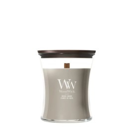 Geurkaars Wood Smoke Medium -Woodwick-